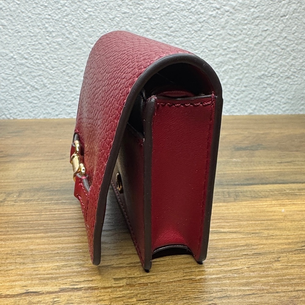 Michael Kors Leather Small Mina & Small Carson 🍒 Cherry Set - Picture 7 of 9